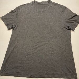 Lululemon Shirt Gray Everyday Short Sleeve Tee Gym Active Mens Sz M?